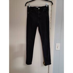 Zara Black High-Waisted Skinny Jeans